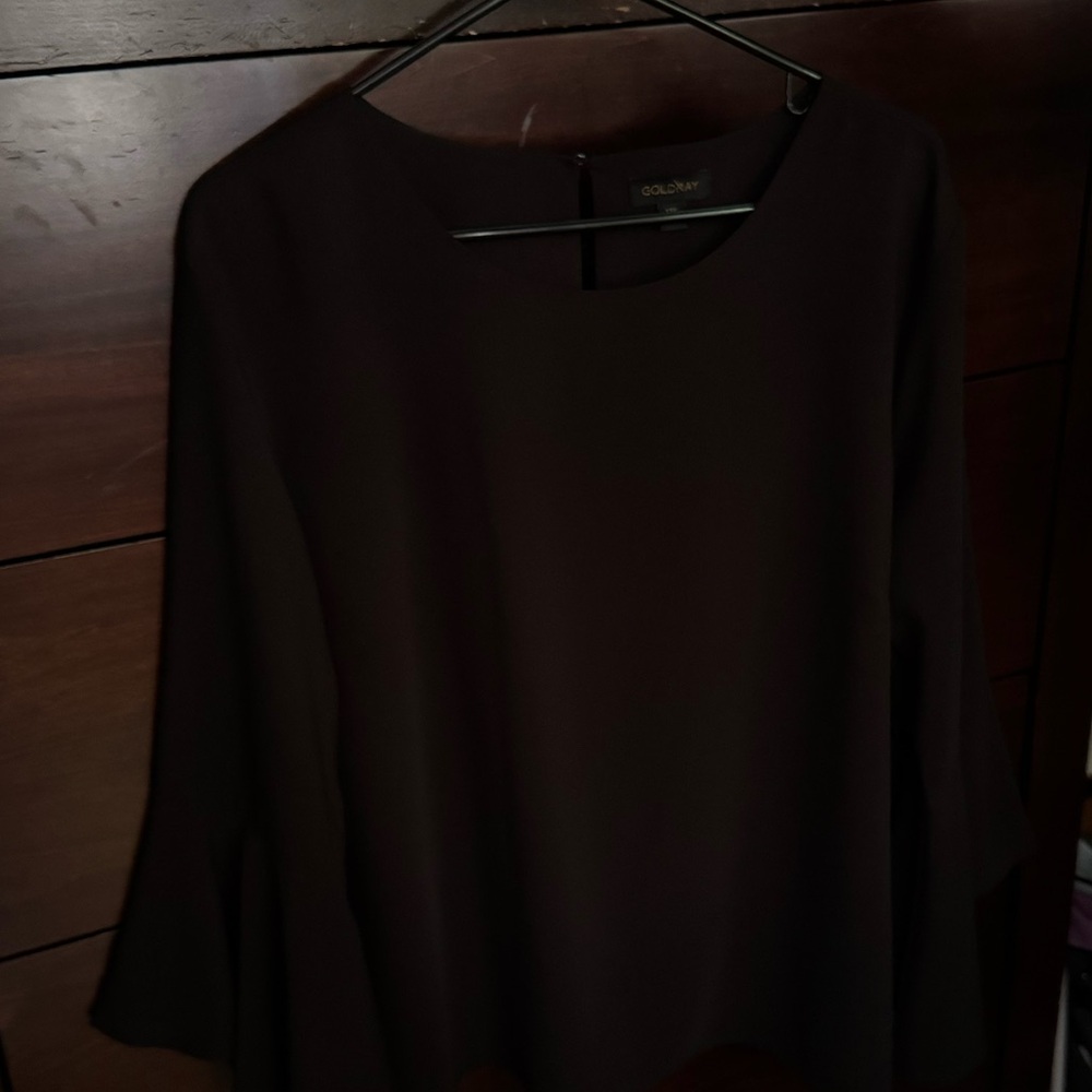 Goldray Black Top XXL with Bell sleeves